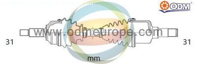 Приводной вал Multiparts 18-051660 для MAZDA CX-5