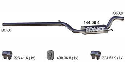 MITTELSCHALLDäMPFER