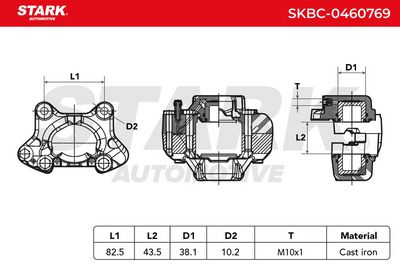 спирачен апарат STARK SKBC-0460769