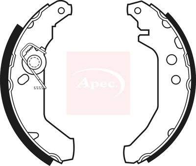 APEC Brake Shoe Set SHU465
