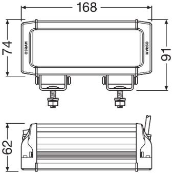 FERNSCHEINWERFER ams-OSRAM LEDDL123SPDR 2