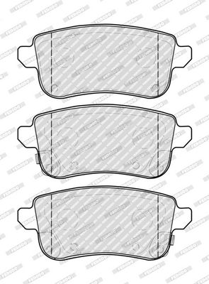 Vorschau Bremsbelagsatz, Scheibenbremse Ansicht 2