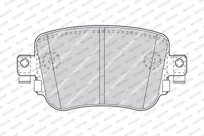 SET PLACUTE FRANA FRANA DISC FERODO FDB4485 1