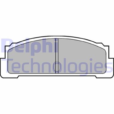 Комплект тормозных колодок, дисковый тормоз DELPHI LP29 для SEAT 132