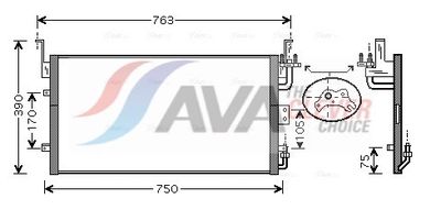 кондензатор, климатизация AVA Clever Choice HY5083