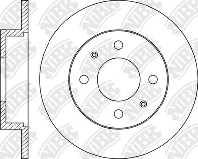 NiBK RN2081 Тормозные диски NIBK для MITSUBISHI CARISMA
