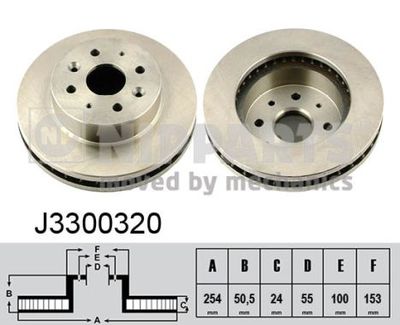 DISC FRANA NIPPARTS J3300320