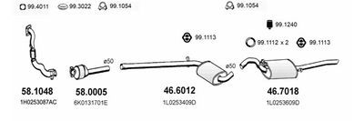 SISTEM DE ESAPAMENT ASSO ART2349