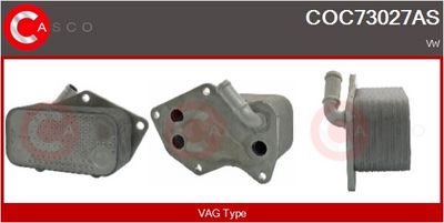 RADIATOR ULEI ULEI MOTOR CASCO COC73027AS