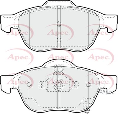 Brake Pad Set APEC PAD1351