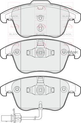 Brake Pad Set APEC PAD1651B