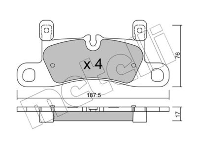 SET PLACUTE FRANA FRANA DISC METELLI 2209583