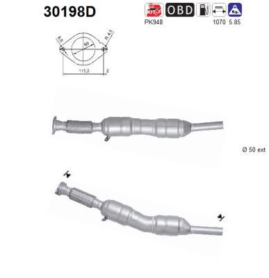 Katalizator AS 30198D