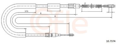 CABLU FRANA DE PARCARE