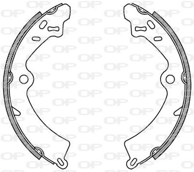 OPEN PARTS BSA2140.00 Тормозные колодки барабанные для SUZUKI SAMURAI вездеход закрытый (SJ_) 1.0 Привод на все колеса (SJ 410) OPEN PARTS BSA2140.00 Тормозные колодки барабанные для SUZUKI SAMURAI вездеход закрытый (SJ_) 1.0 Привод на все колеса (SJ 410)