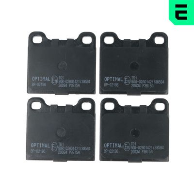 Brake Pad Set, disc brake BP-02196