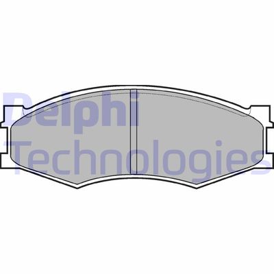 Комплект тормозных колодок, дисковый тормоз DELPHI LP358 для NISSAN PICK