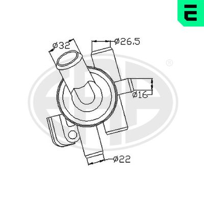Termostat, chladivo ERA 350040