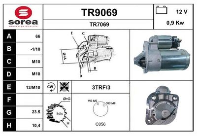 STARTER SNRA TR9069