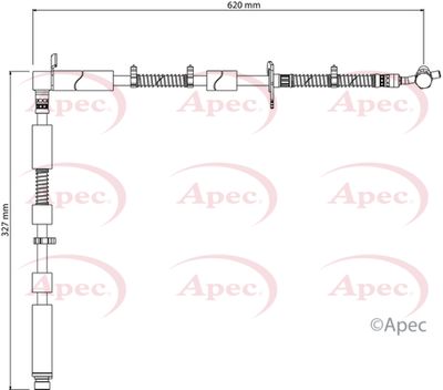 Brake Hose APEC HOS4175