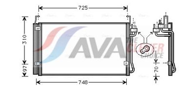 кондензатор, климатизация AVA Clever Choice HY5072D