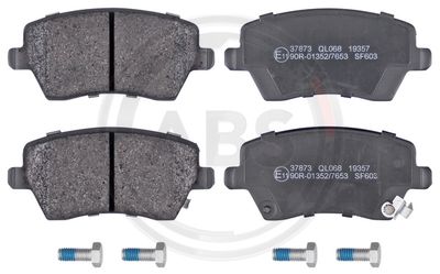 Комплект тормозных колодок, дисковый тормоз A.B.S. 37873 для NISSAN NOTE