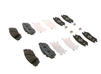 BREMSBELAGSATZ SCHEIBENBREMSE BOSCH 0986424927 21