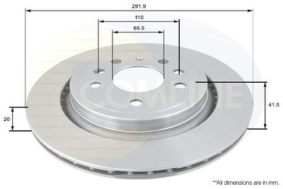 ADC1136V COMLINE Тормозной диск