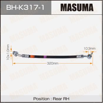 Тормозной шланг MASUMA BH-K317-1 для KIA OPTIMA