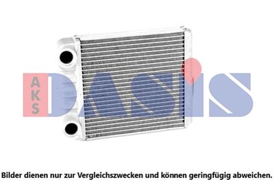 AKS DASIS 189021N Радиатор печки  для SMART FORFOUR (Смарт Форфоур)