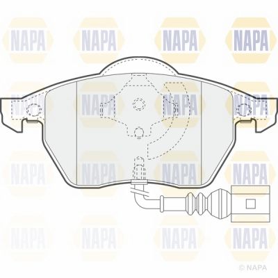 Brake Pad Set NAPA PBP7408