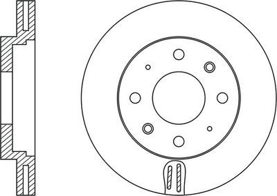 FIT FR0219V Тормозные диски FIT для MITSUBISHI SPACE