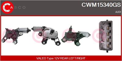 Motor stěračů CASCO CWM15340GS