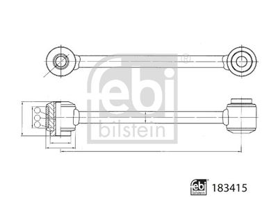 Тяга / стойка, стабилизатор FEBI BILSTEIN 183415 для MERCEDES-BENZ GLC
