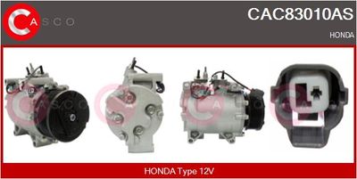CASCO CAC83010AS Компрессор кондиционера для HONDA CR-V II (RD_) 2.0 (RD5) CASCO CAC83010AS Компрессор кондиционера для HONDA CR-V II (RD_) 2.0 (RD5)