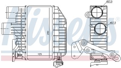 INTERCOOLER COMPRESOR NISSENS 96758 5