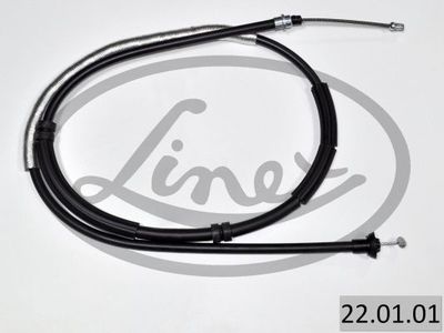 Тросик, cтояночный тормоз LINEX 22.01.01 для LANCIA DELTA