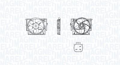 вентилатор, охлаждане на двигателя MAGNETI MARELLI 069422923010