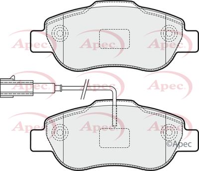 Brake Pad Set APEC PAD1612