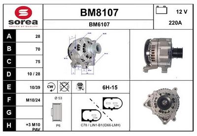 GENERATOR SNRA BM8107