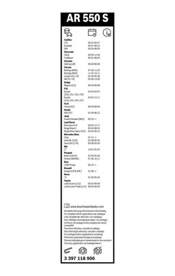 LAMELA STERGATOR BOSCH 3397118906 2