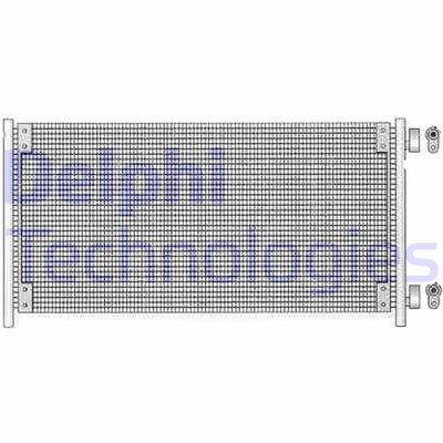 Конденсатор, кондиционер DELPHI TSP0225268 для FIAT PUNTO