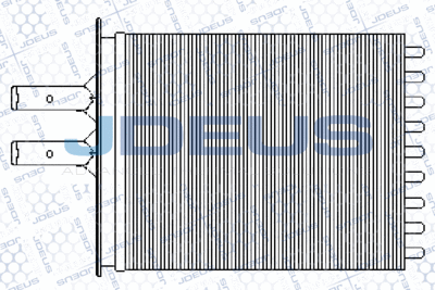 JDEUS 211V06 Радиатор печки  для FIAT BARCHETTA (Фиат Барчетта)