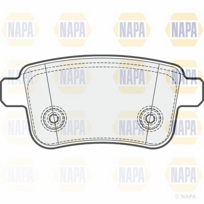 Brake Pad Set NAPA NBP1611