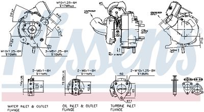 COMPRESOR SISTEM DE SUPRAALIMENTARE NISSENS 93241 5