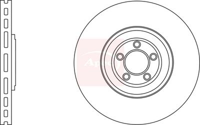 APEC Brake Disc DSK2817