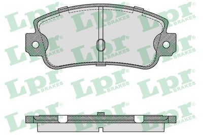 Комплект тормозных колодок, дисковый тормоз LPR 05P106 для LANCIA TREVI