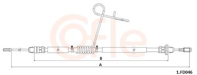 CABLU FRANA DE PARCARE