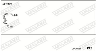 SISTEM DE ESAPAMENT WALKER CIK011050