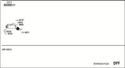 ABGASANLAGE WALKER BWK005753A